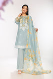 Nishat Linen 42201477-1-Printed Embroidered 3PC Lawn Collection 2022 Online Shopping