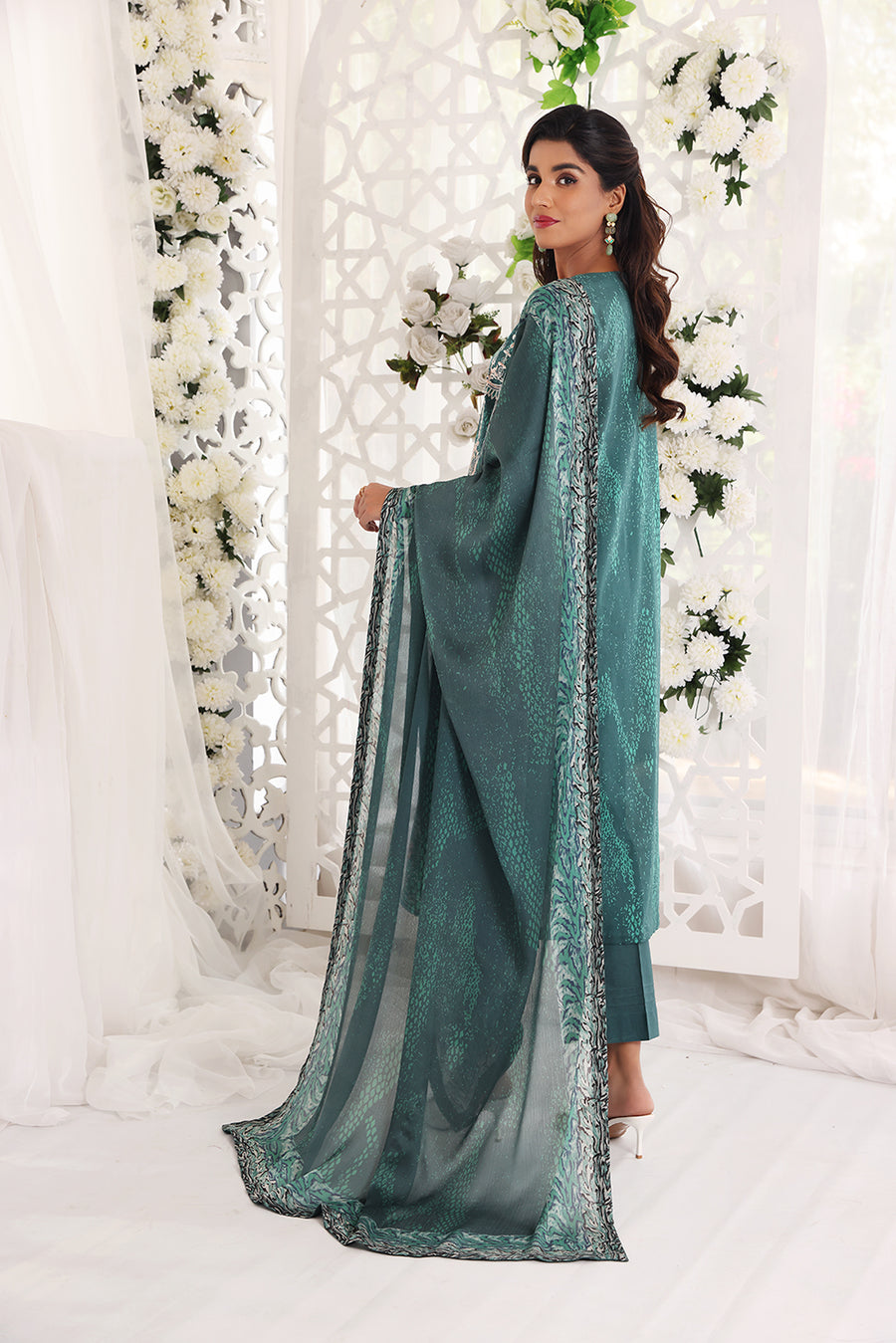 Nishat Linen 42201683-Printed Embroidered 3PC Amaltas Sunheri Eid Collection 2022 Online Shopping
