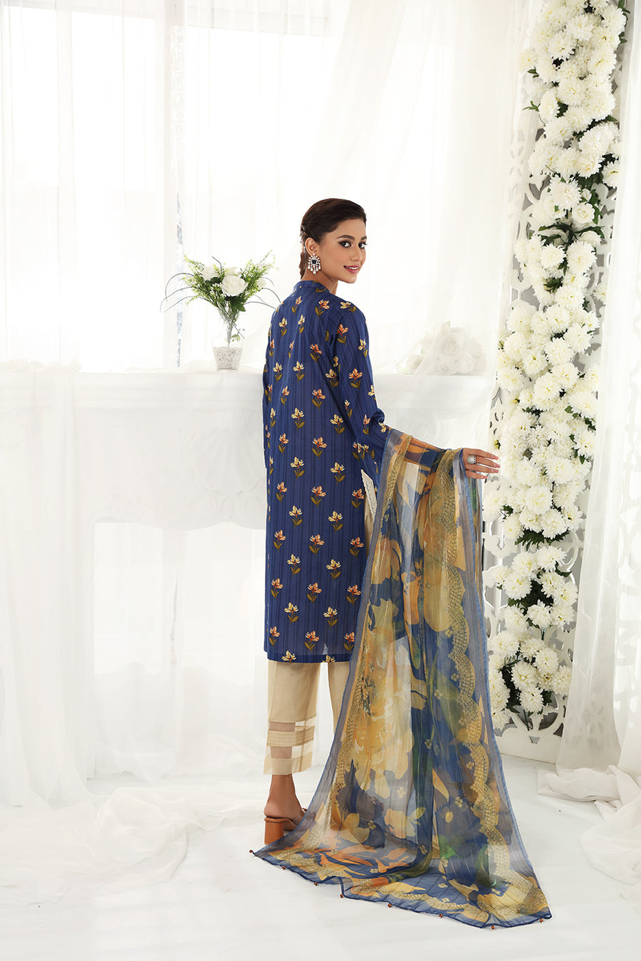 Nishat Linen 42201697-Printed 2PC Amaltas Sunheri Eid Collection 2022 Online Shopping