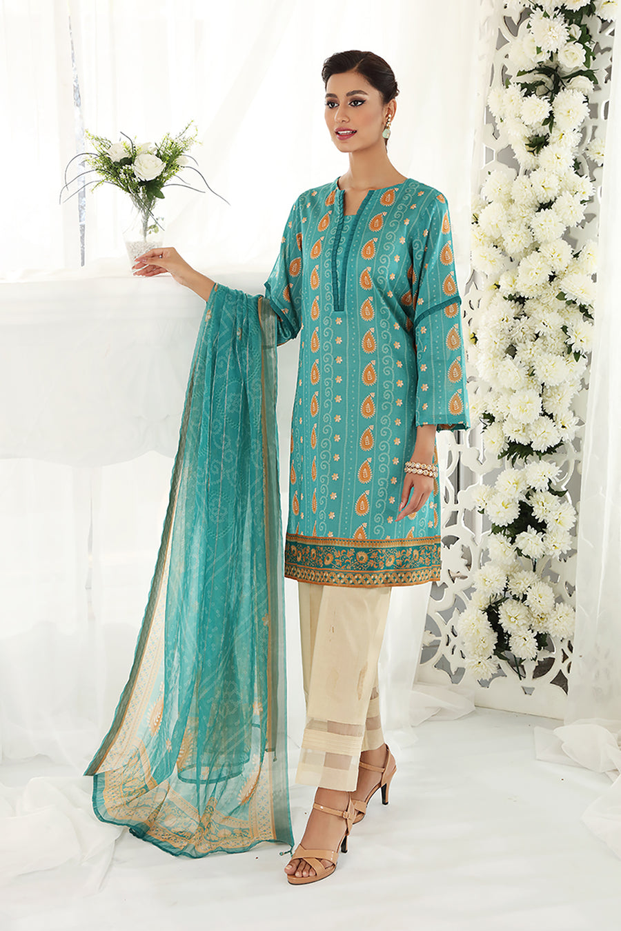 Nishat Linen 42201700-Printed 2PC Lawn Collection 2022 Online Shopping