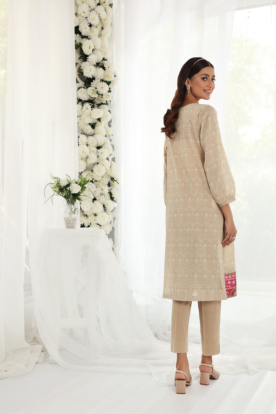 Nishat Linen 42201704-Printed 2PC Amaltas Sunheri Eid Collection 2022 Online Shopping