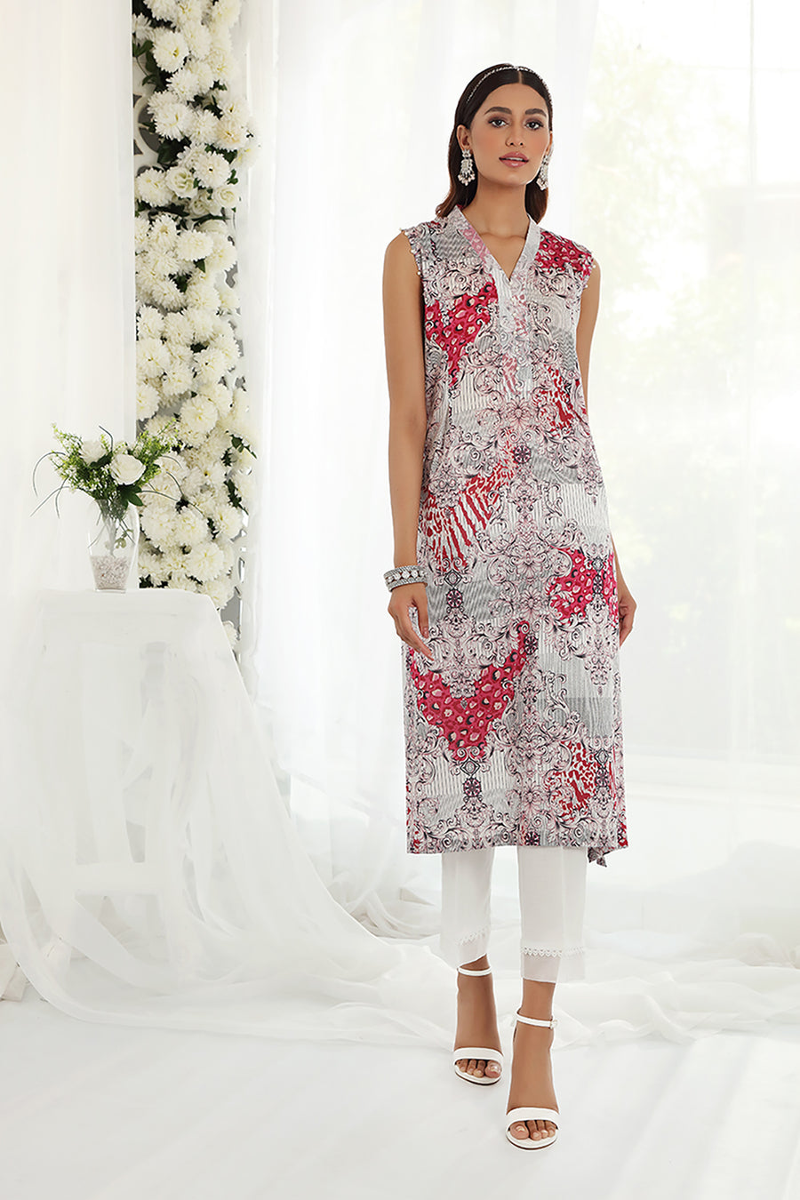 Nishat Linen 42201705-Printed 2PC Amaltas Sunheri Eid Collection 2022 Online Shopping