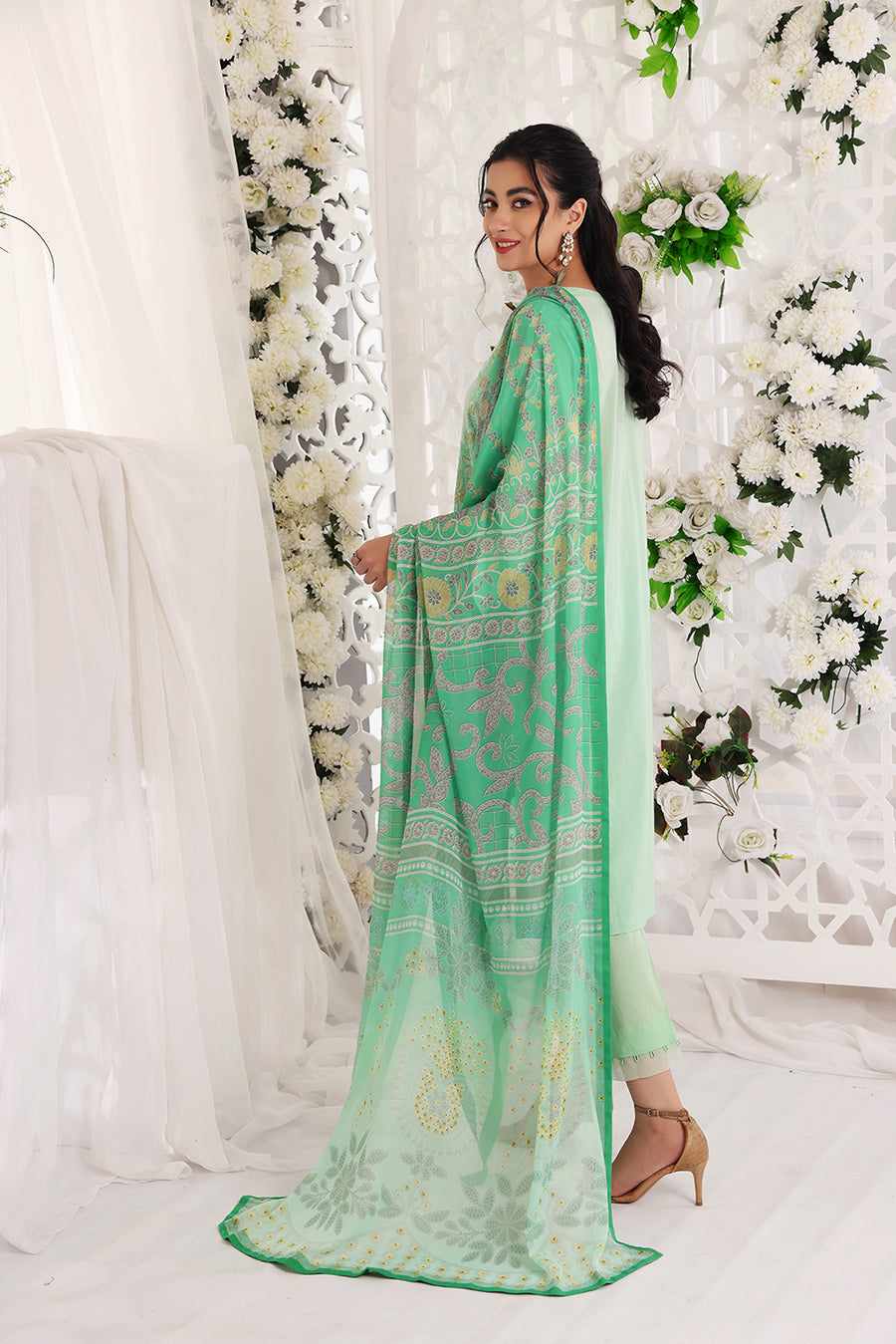 Nishat Linen 42201715-1-Embroidered 2PC Amaltas Sunheri Eid Collection 2022 Online Shopping
