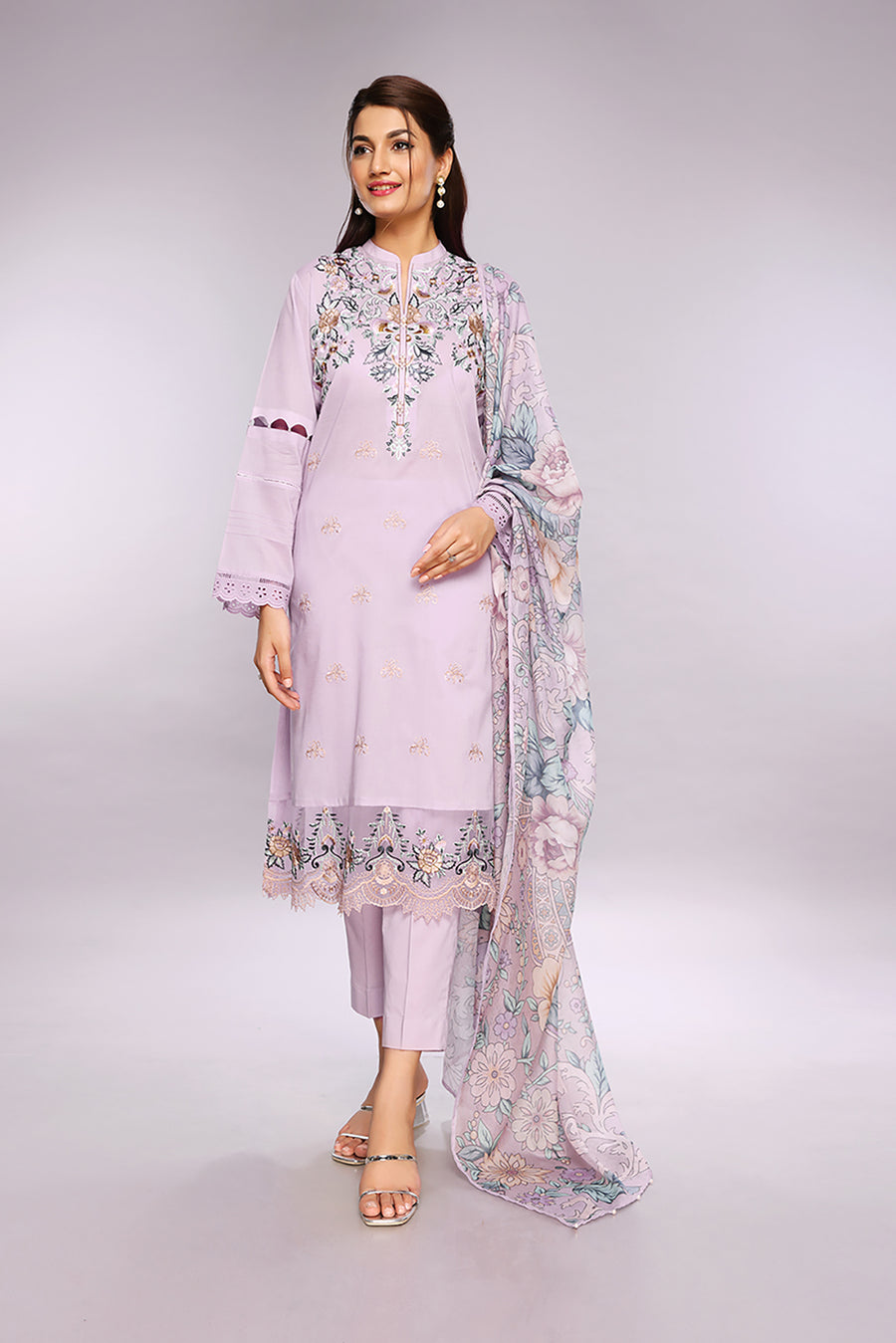 Nishat Linen 42201837-Embroidered 3PC Lawn Collection 2022 Online Shopping