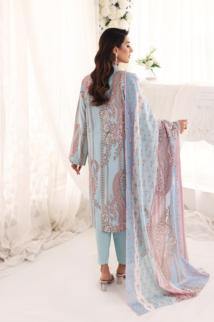 Nishat Linen 42202327-Printed 3PC Amaltas Sunheri Eid Collection 2022 Online Shopping