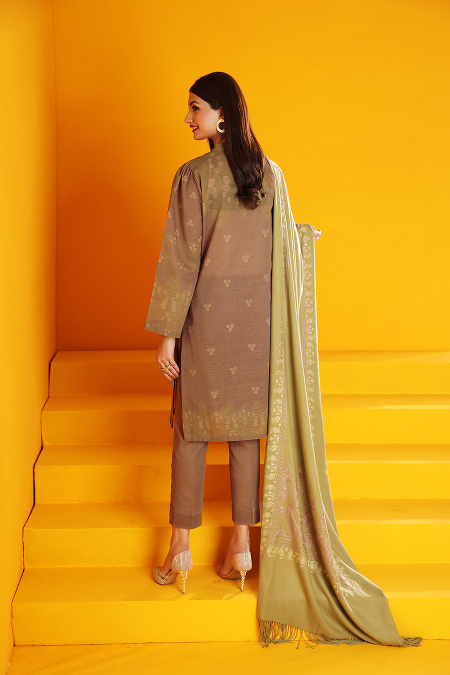 Nishat Linen 42205071 Digital Embroidered 3PC Winter Being You 2022 Online Shopping
