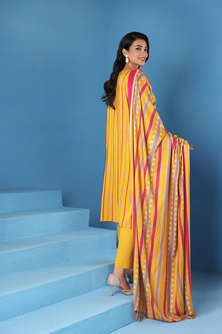 Nishat Linen 42206109 Printed Embroidered 3PC Winter Being You 2022 Online Shopping