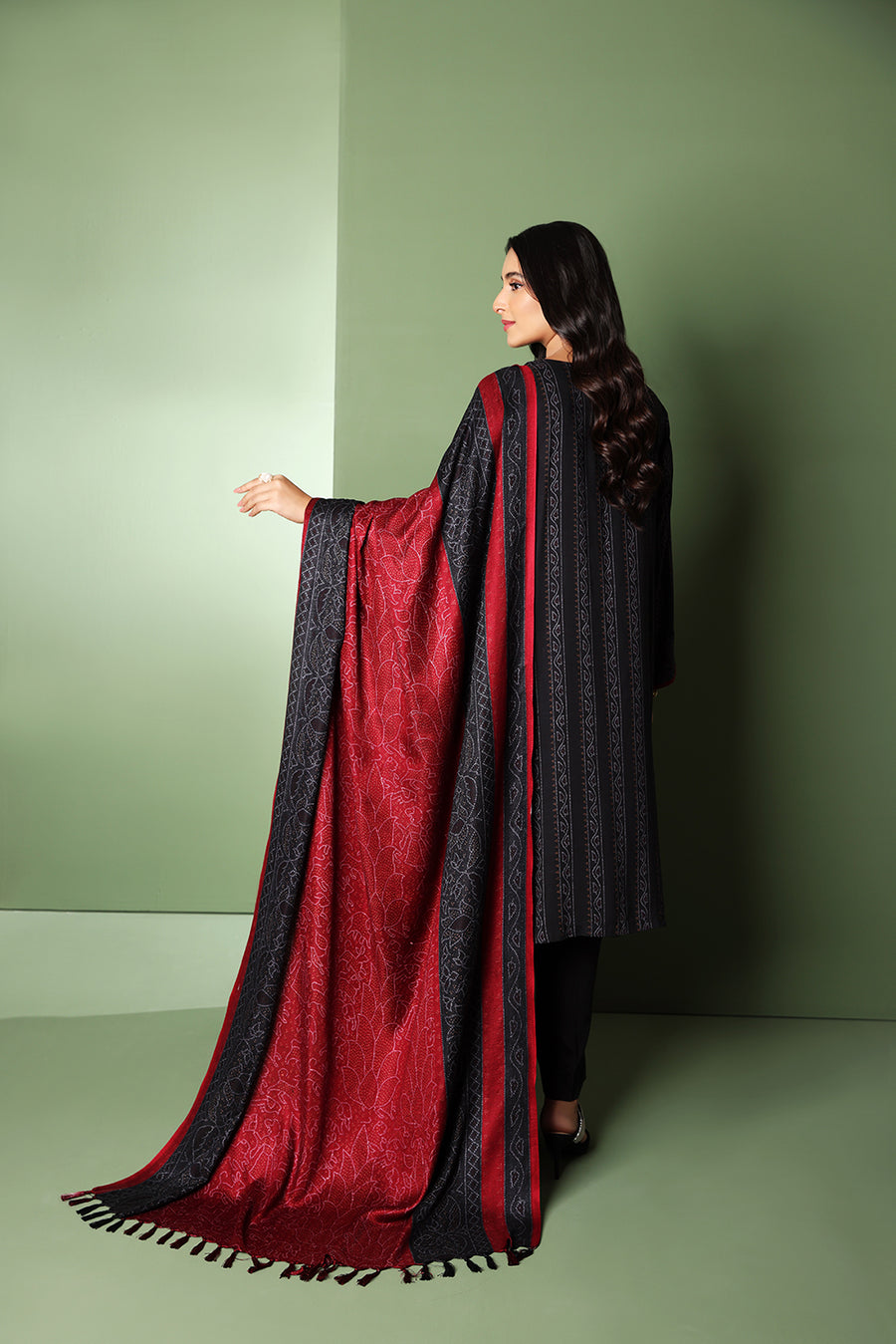 Nishat Linen 42206113 Printed Embroidered 3PC Winter Being You 2022 Online Shopping