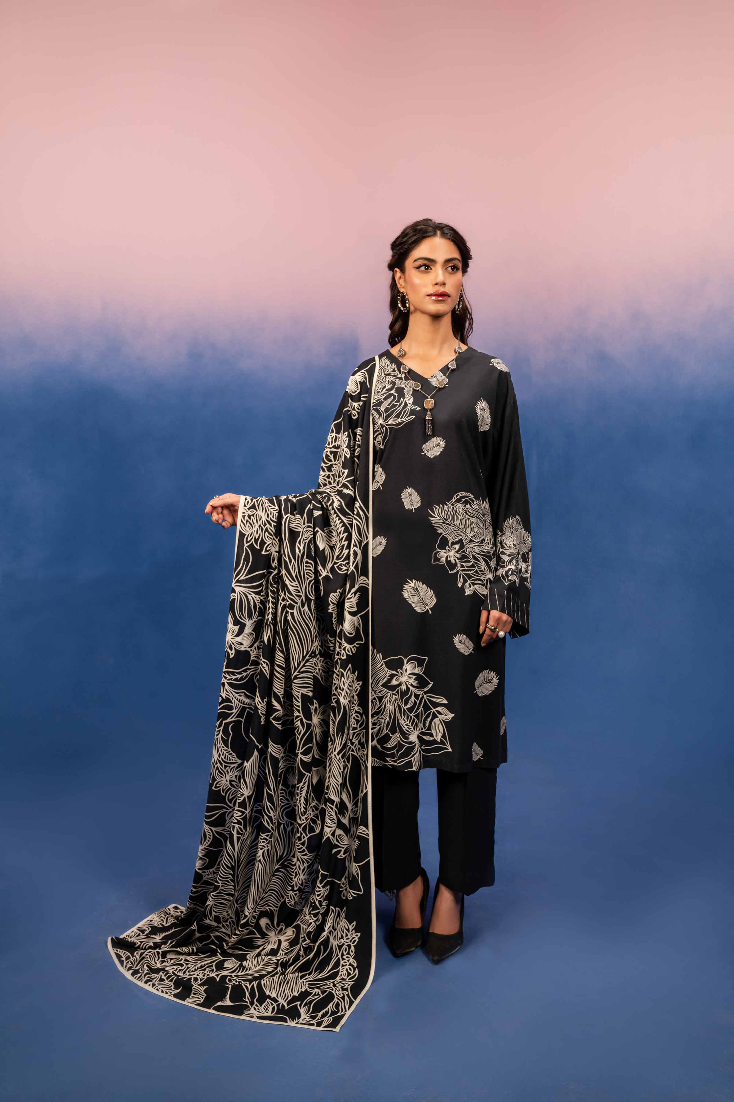 Nishat Linen Digital Printed Suit 42303197 Winter 3 Pcs Collection Online Shopping