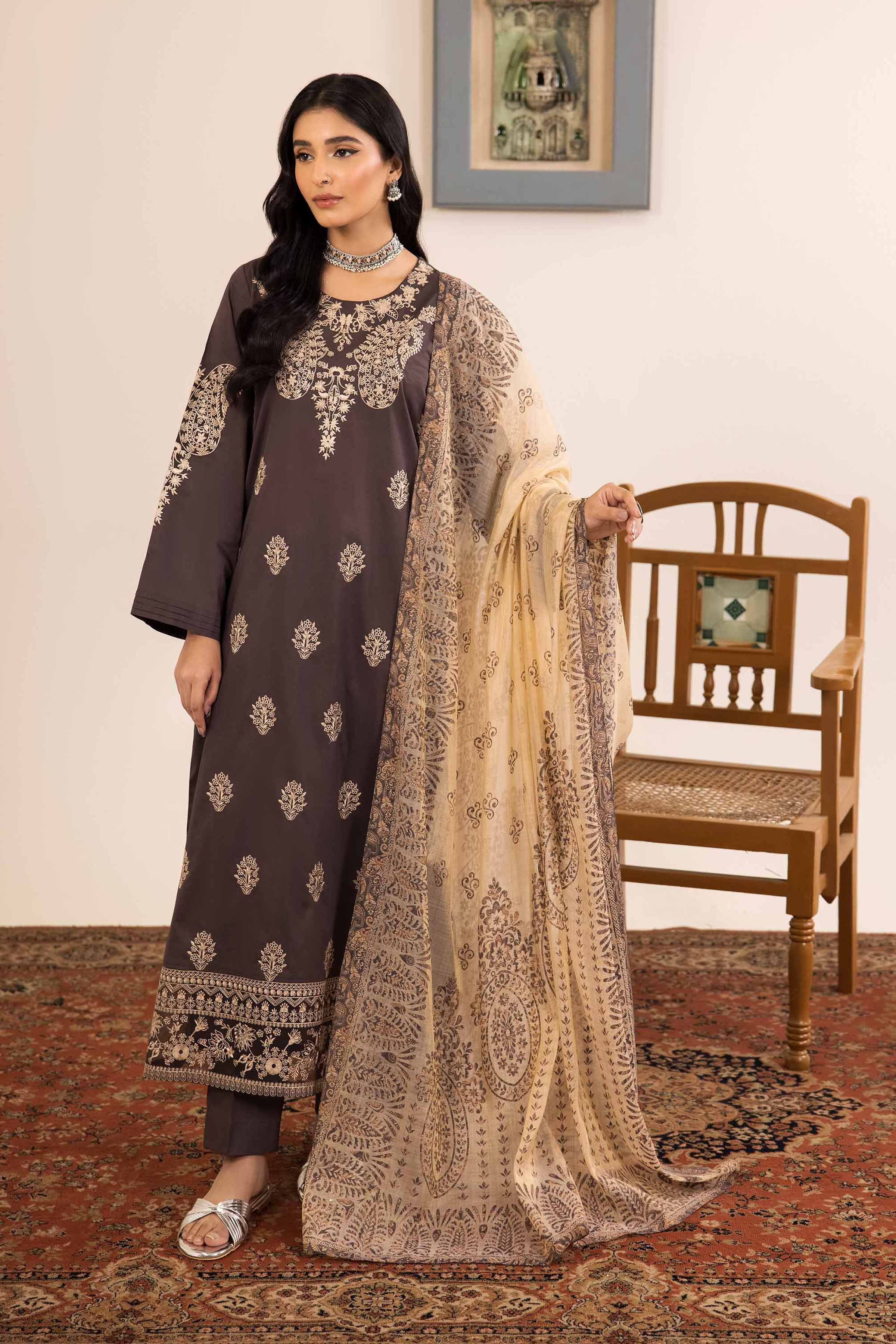Nishat Linen 3 Piece Embroidered Suit 42401031 Freedom To Buy Online Shopping