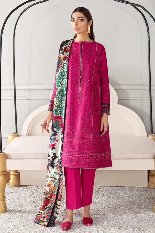 Jinan Baroque Fuchsia Lawn 2021