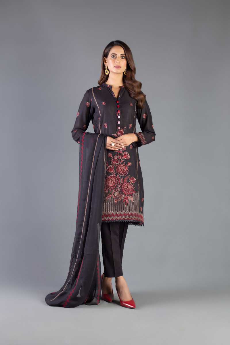 Bareeze Bahar 2 Bnl1217 Black Collection 2021
