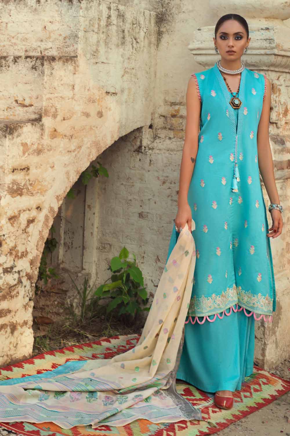 MJ-12064 Gul Ahmed Cambric Midsummer 2021