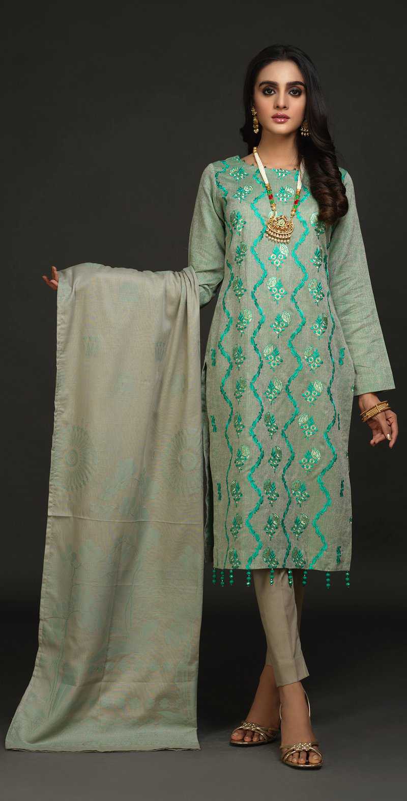 Salitex Lawn Jaquard Collection Vol 19 Design 483 2020 | Salitex Lawn