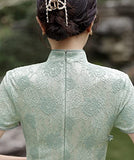 Womens Short Sleeve Chinese Traditional Cheongsam Dress Qipao | Original Brand