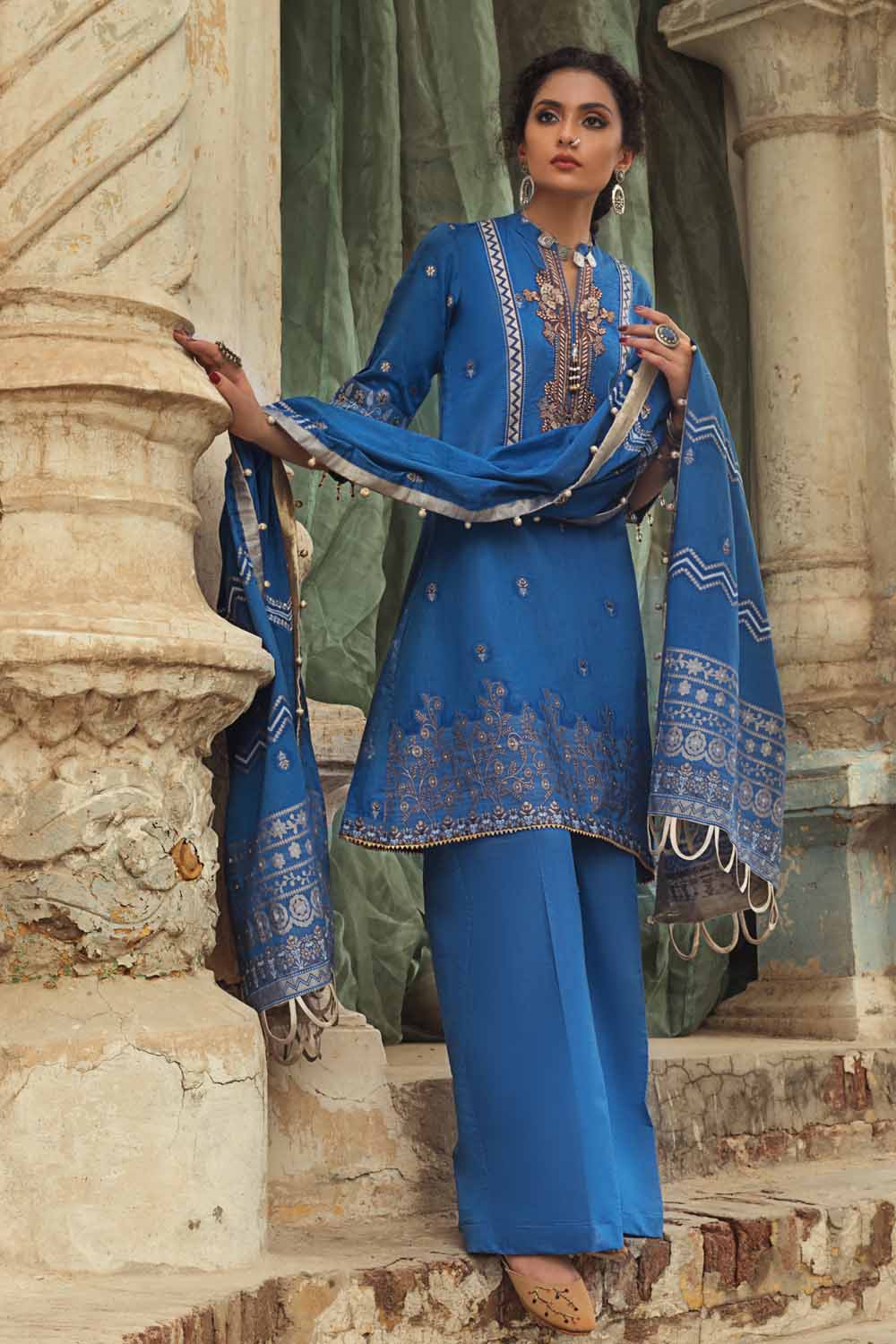 MJ-12066 Gul Ahmed Cambric Midsummer 2021