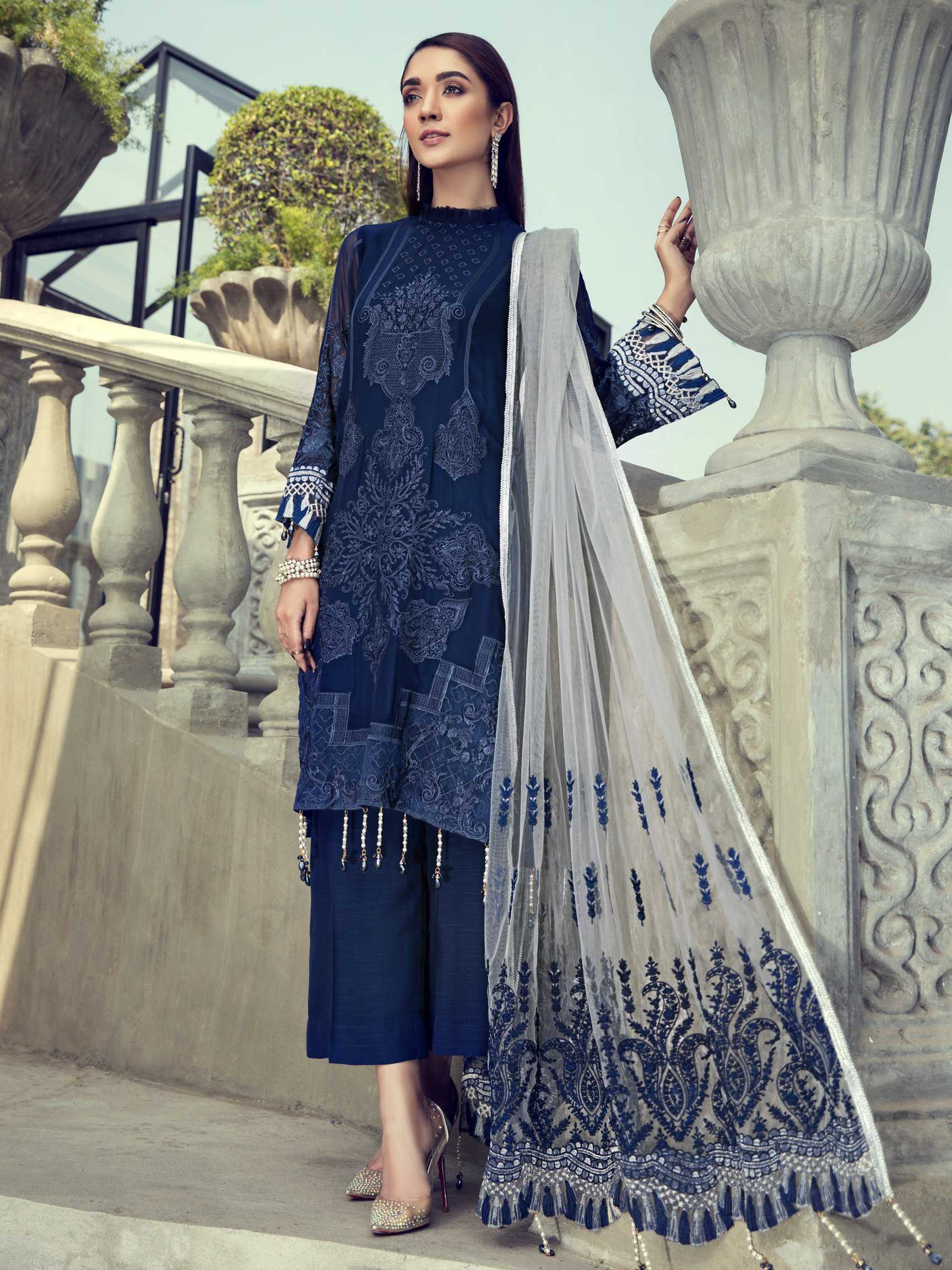 Resham Ghar RGC-03-V2 Luxury Chiffon 2021