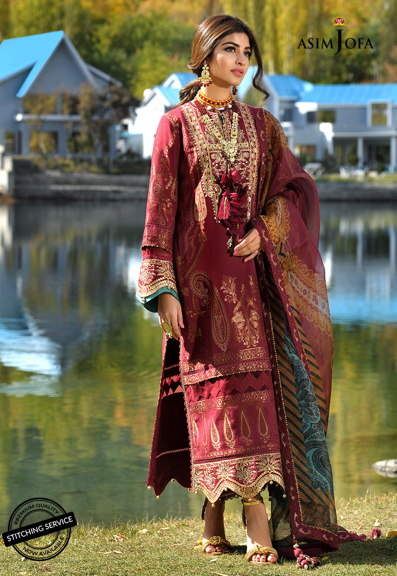 Ajsl-15 Asim Jofa Online Luxury Lawn