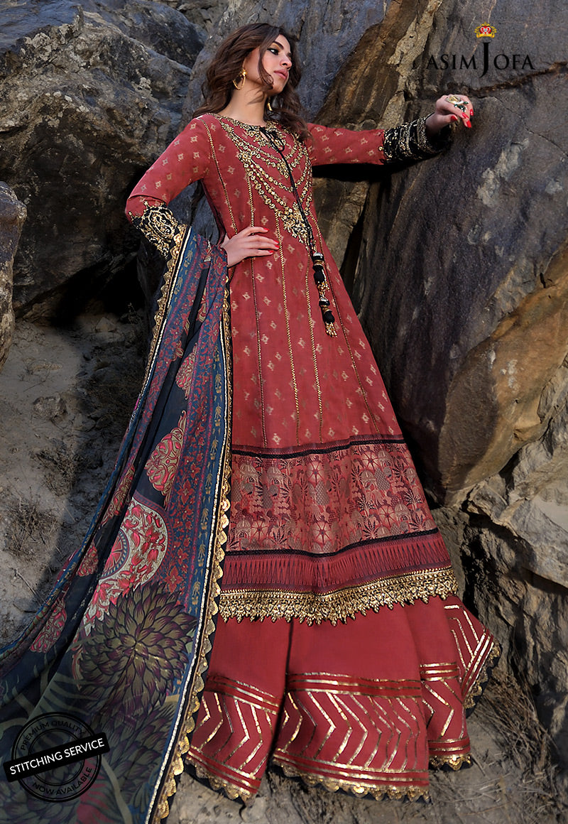 Ajsl-23 Asim Jofa Online Luxury Lawn