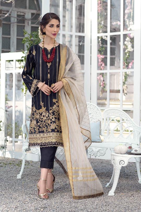 Bonanza Satrangi Akv21v13p4 Black Khoob Collection 2021