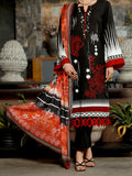 Almirah Black Dobby ALP-3PS-1389 Festive Collection  2022 Online Shopping