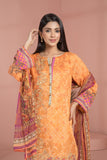 Bonanza Satrangi Orange Lawn Suit Ask223p25 Eid Pret 2022 Online Shopping