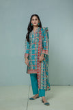 Bonanza Satrangi Teal Lawn Suit Ask223p54 Eid Pret 2022 Online Shopping