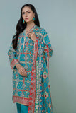 Bonanza Satrangi Teal Lawn Suit Ask223p54 Eid Pret 2022 Online Shopping