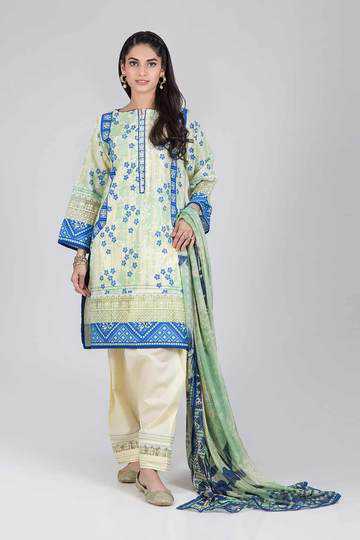 Bonanza Satrangi ASO213P66B L Green Summer Collection 2021
