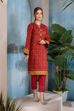 Bonanza Satrangi Red Lawn Suit Aso222p01 Summer Collection 2022 Online Shopping