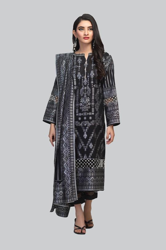 Bonanza Satrangi Asr213p87 O White Eid Collection 2021