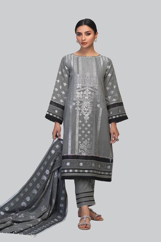 Bonanza Satrangi ASR213P95-D-GRAY Eid Collection 2021