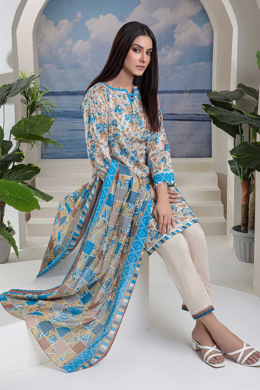 Bonanza Satrangi Floral Blooms A Ast223p02a Summer Collection 2022 Online Shopping