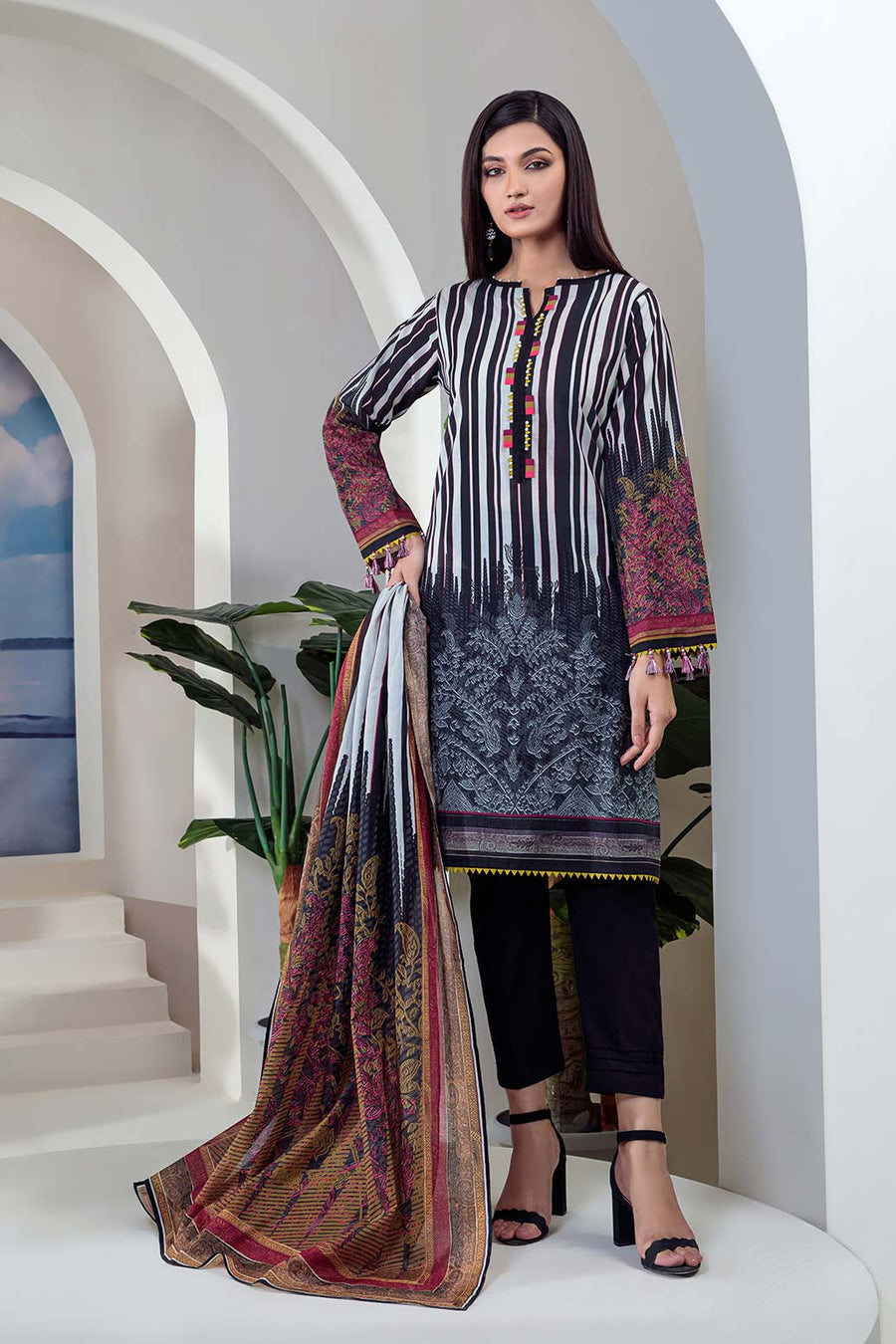 Bonanza Satrangi Aatish Ast223p20 Summer Collection 2022 Online Shopping
