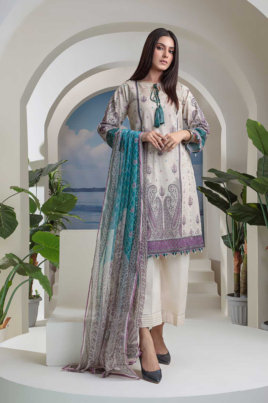 Bonanza Satrangi Gulzar Ast223p39 Summer Collection 2022 Online Shopping