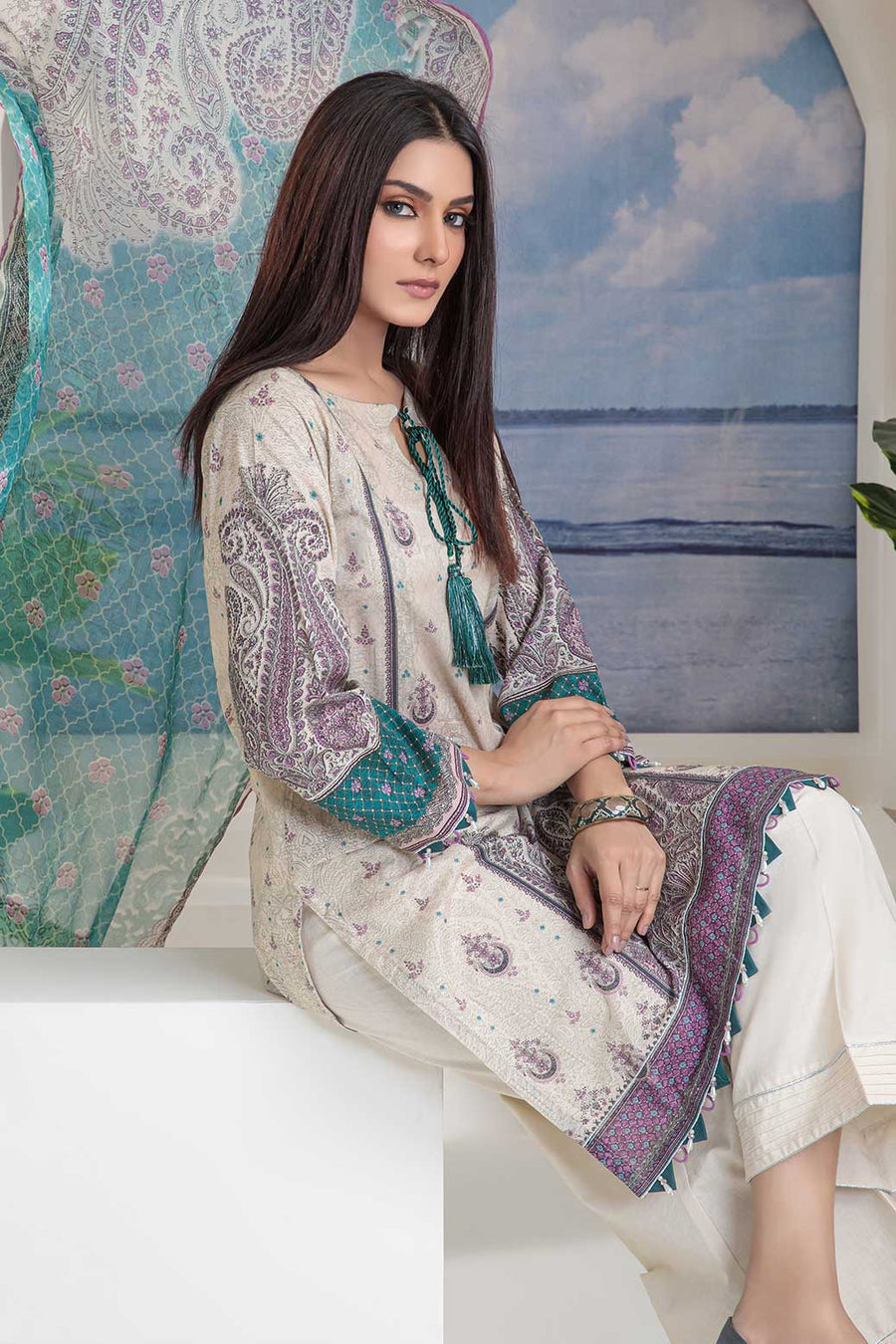 Bonanza Satrangi Gulzar Ast223p39 Summer Collection 2022 Online Shopping