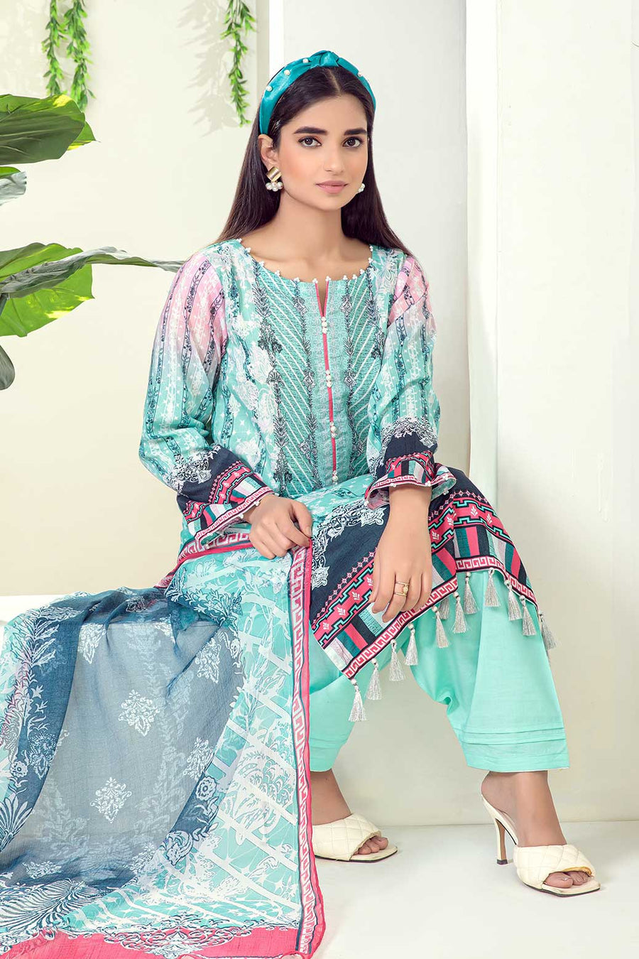 Bonanza Satrangi Ast223p41 S Green Eid Prints 2022 Online Shopping