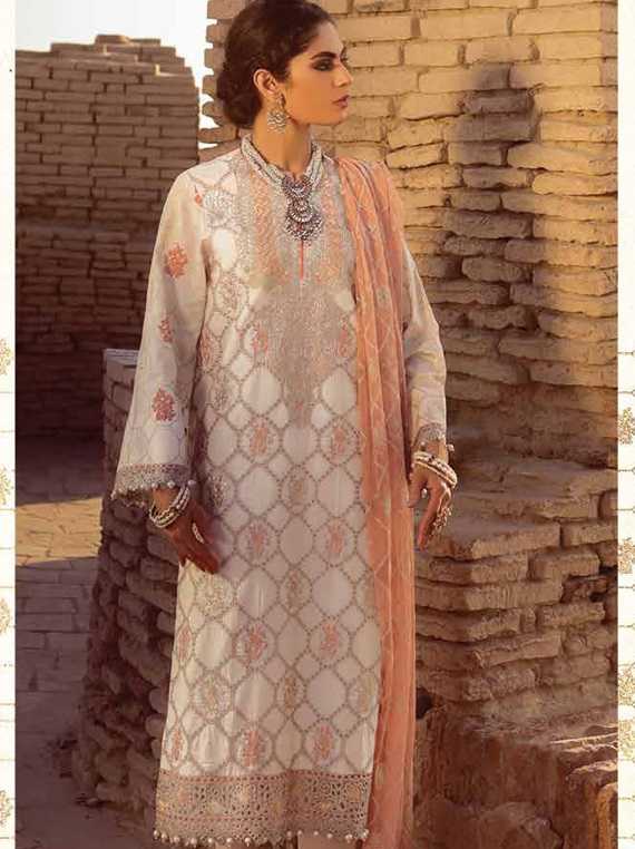 FC-21H-21-IVORY Alkaram Festive Collection 2021