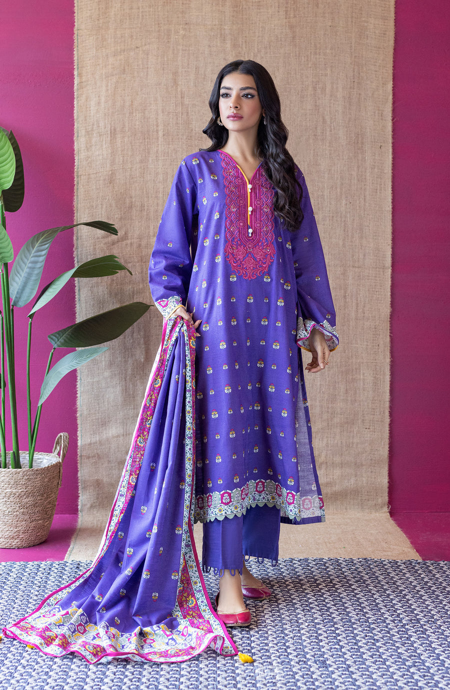 Orient OTL 22 137 Purple Khaddar Myreen Winter Collection 2022 Online Shopping