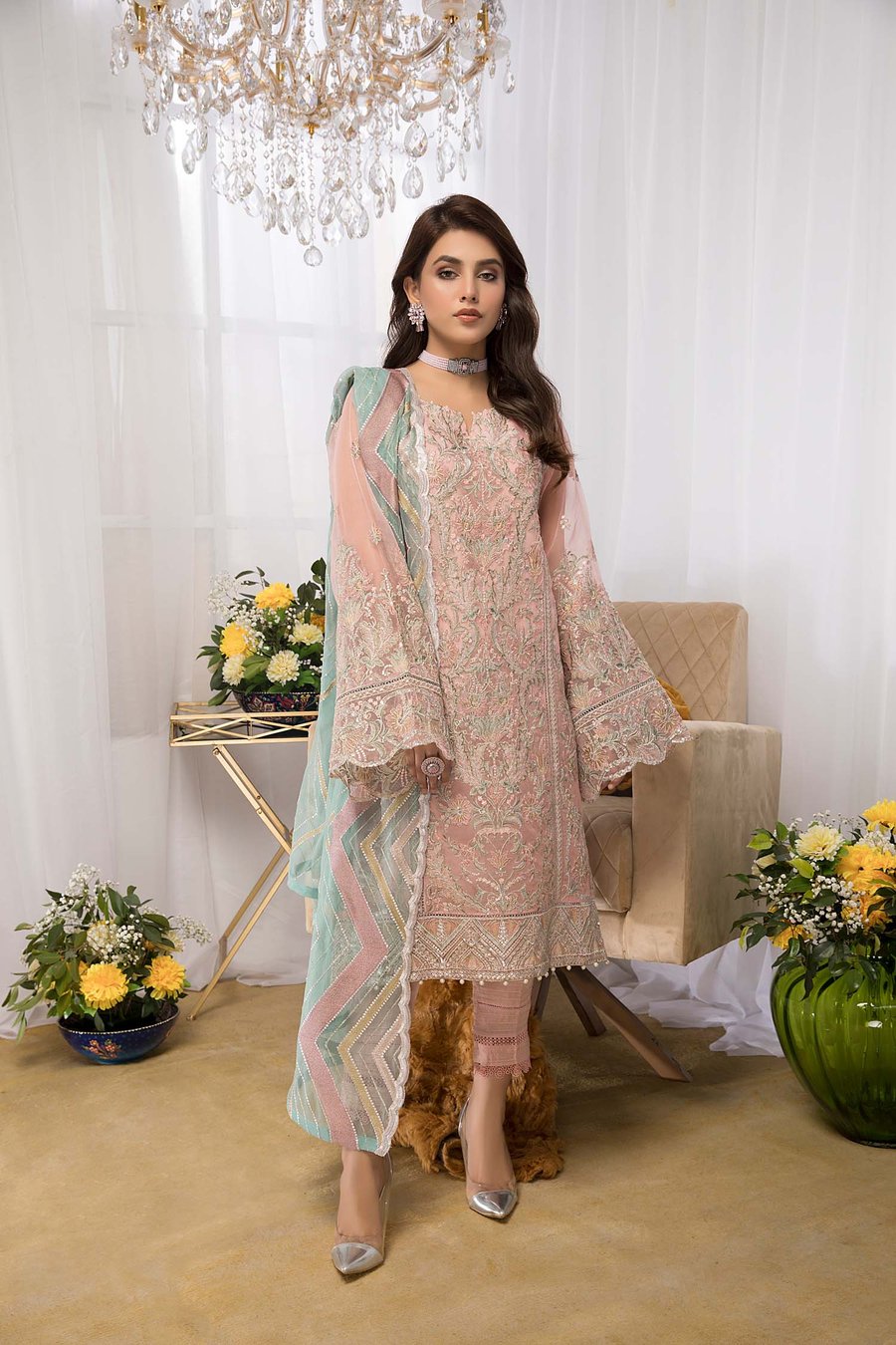 Adan Libas Pink Sapphire Ethena Exclusive Pret 2021