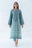 Beechtree Starlight Blue-Embroidered-2P-Cambric Winter Collection Online Shopping