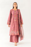 Beechtree Faded Rose-Embroidered-3P-Two Tone Winter Collection Online Shopping