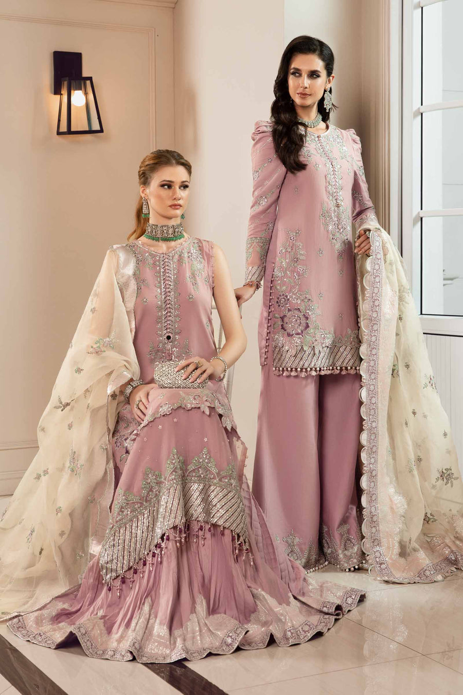 Maria B Mauve CST-706 Sateen Collection Online Shopping