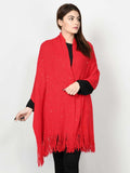 Limelight Sequined Shawl SHW30-FRE-RED 2019 | Limelight Sale 2020