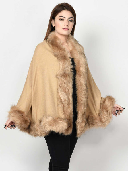Limelight Fur Cape Shawl CPS85-FRE-LBN 2019 Limelight Sale 2020