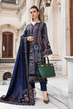 Maria B Navy Blue DL-1109 Winter Linen Collection Online Shopping
