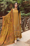 Maria B Mustard DL-1110 Winter Linen Collection Online Shopping