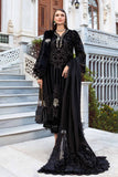 Maria B Black & Gold DL-1111 Winter Linen Collection Online Shopping