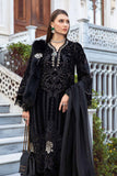 Maria B Black & Gold DL-1111 Winter Linen Collection Online Shopping