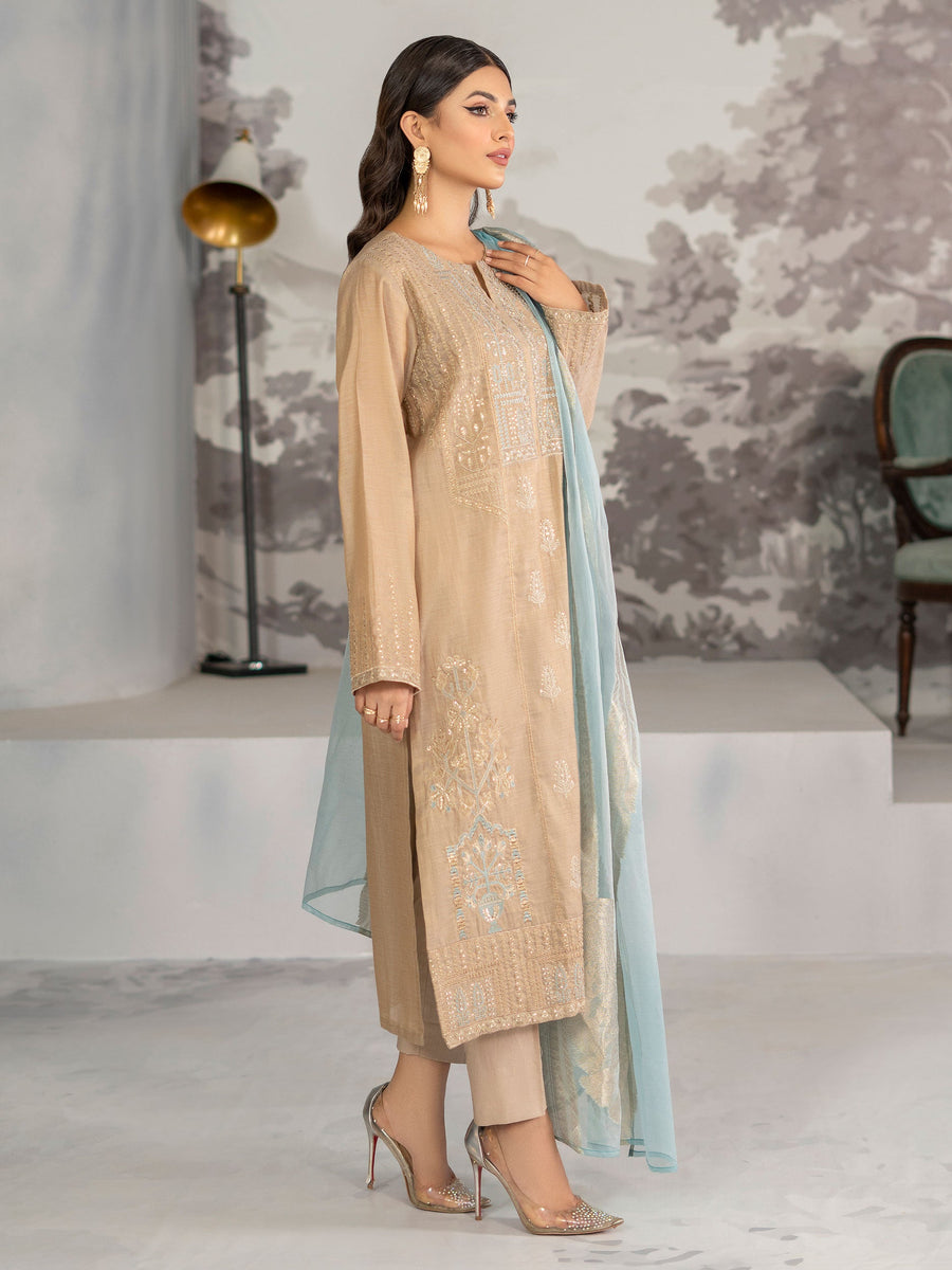 Limelight U2144SU 3PC SBG Embroidered Lawn 2022 Online Shopping